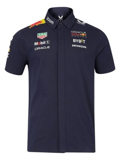 Red Bull Racing F1 Men’s Team Button Down Shirt Navy