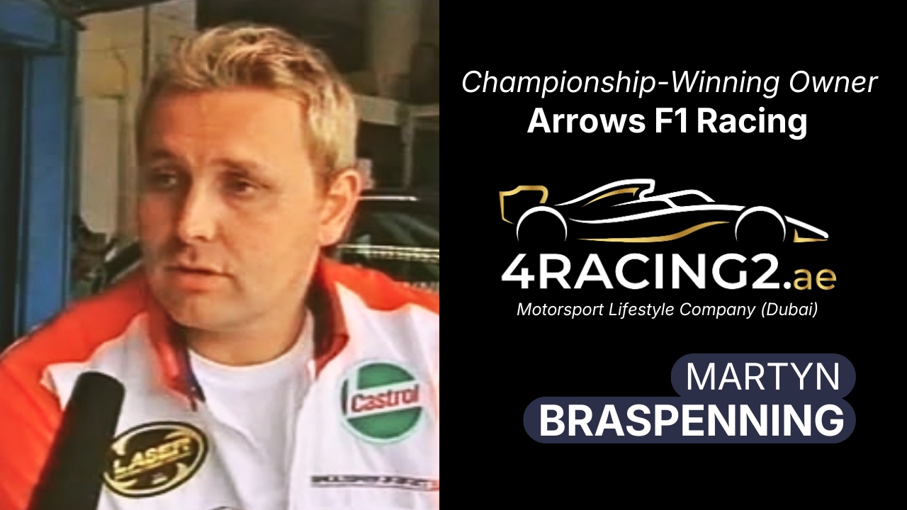 Martyn Braspenning, former racing driver and founder of 4Racing2.ae