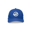 haas f1 team blue snapback cap back view adjustable snap closure