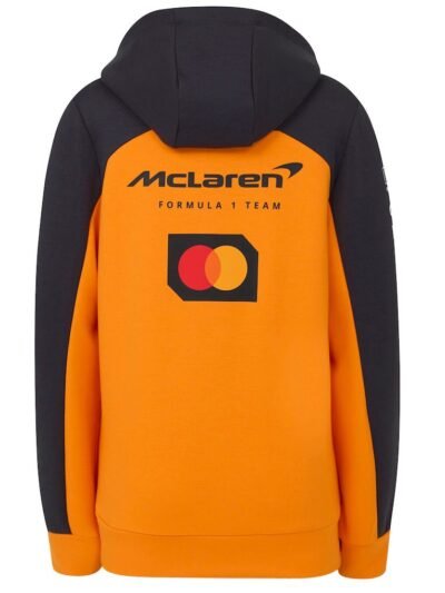 McLaren Formula 1 Team Kids Hoodie Papaya Black by Castore