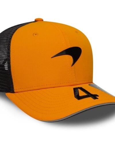 close-up mclaren lando norris ln4 embroidery papaya 9seventy cap