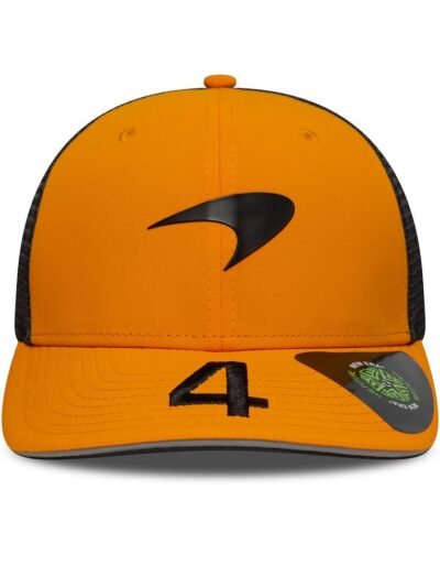 close-up mclaren lando norris ln4 embroidery papaya 9seventy cap