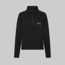 Women’s Black Mercedes AMG Petronas F1 Team Relaxed Quarter Zip Sweatshirt