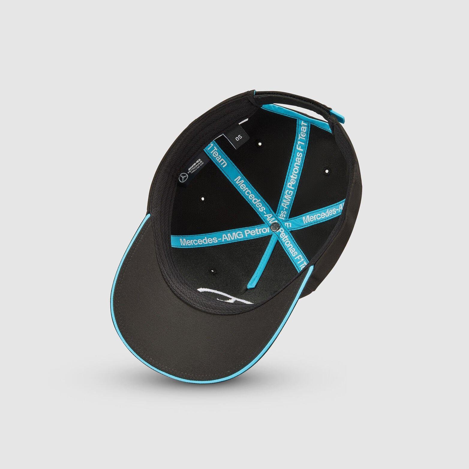 Mercedes-AMG Petronas F1 George Russell driver cap front view black