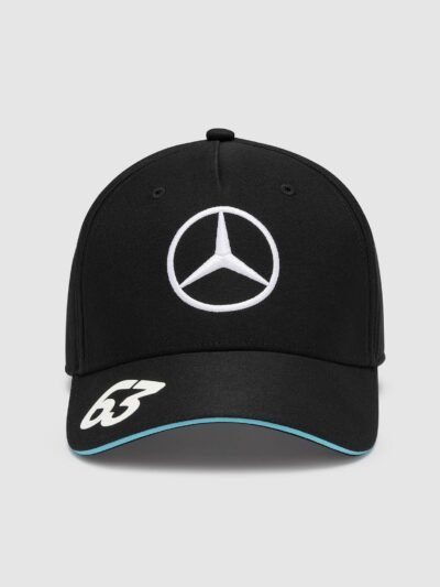 Mercedes-AMG Petronas F1 George Russell driver cap front view black