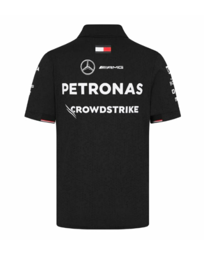 2024 Mercedes-AMG Petronas Team Polo Shirt (Black)