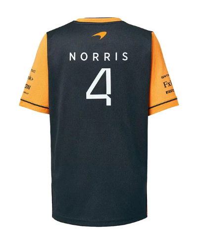 McLaren F1 Team Kids Lando Norris Ornage Setup Tee Shirt