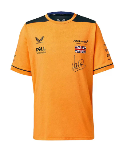 McLaren F1 Team Kids Lando Norris Ornage Setup Tee Shirt