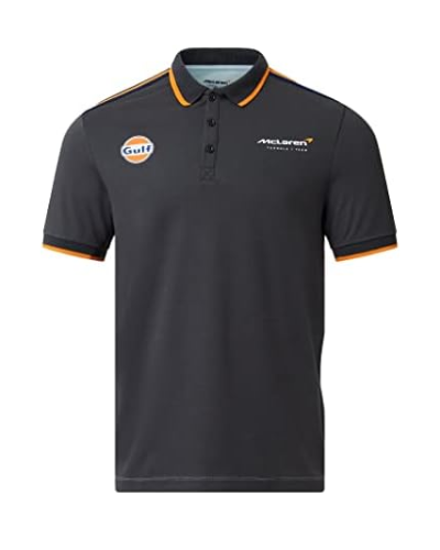 Polo Gulf McLaren F1 Team Norris Piastri – Black / Blue / Orange